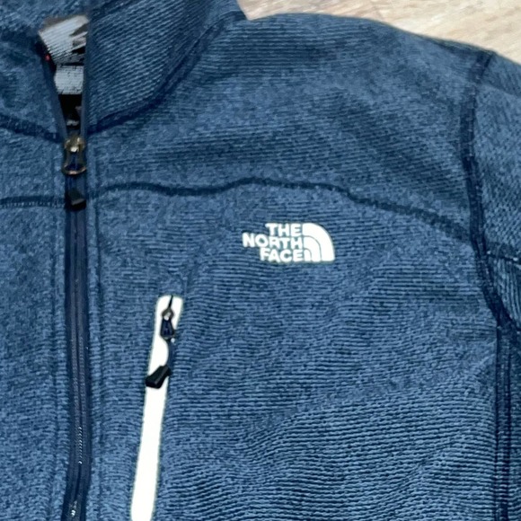 The North Face Blue Full Zip Men's Sweater Large - Picture 4 of 5